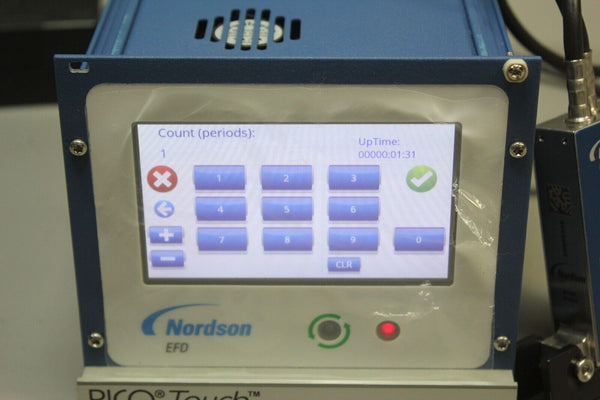 NORDSON EFD 7361217 PICO TOUCH CONTROLLER & 7361283 PICO PULSE DISPENSING VALVE