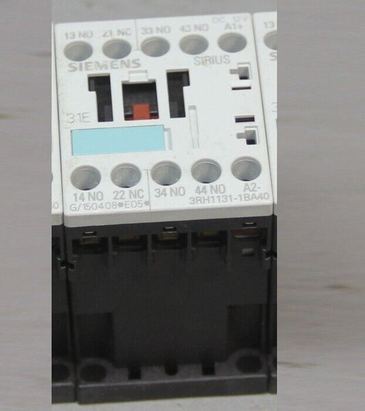 UNSUED SIEMENS CONTACTOR RELAY 3RH1131-1BA40