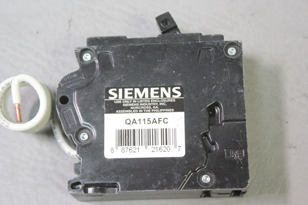 UNUSED SIEMENS ARC FAULT CIRCUIT BREAKER QA115AFC