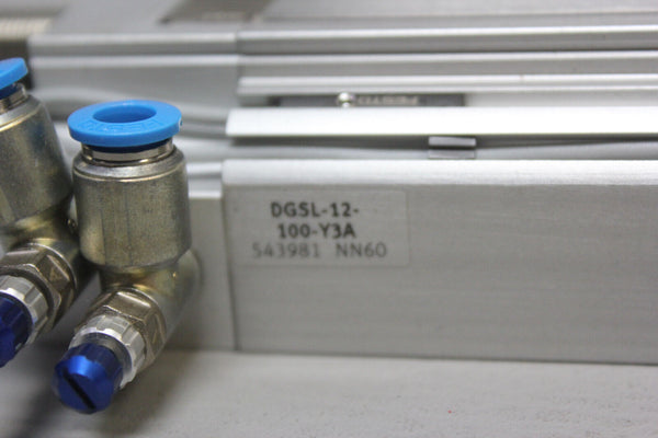 FESTO  GUIDED CYLINDER PNEUMATIC MINI SLIDE  DGSL-12-100-Y3A