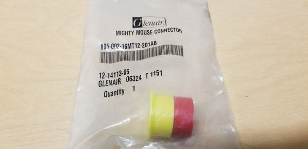 Glenair Mil Spec Mighty Mouse 6Pos. Circular Connector Plug 805-002-16MT12-201AB