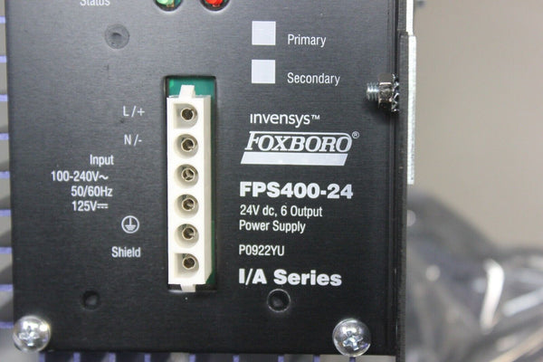 NEW FOXBORO/SCHNEIDER POWER SUPPLY P0922YU FPS400-24