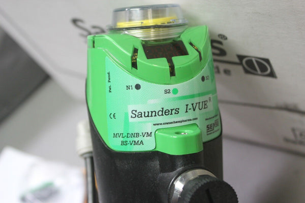 NEW SAUNDERS 1/2" 3 WAY SANITARY DIAPHRAGM VALVE WITH I-VUE ACTUATOR BPE