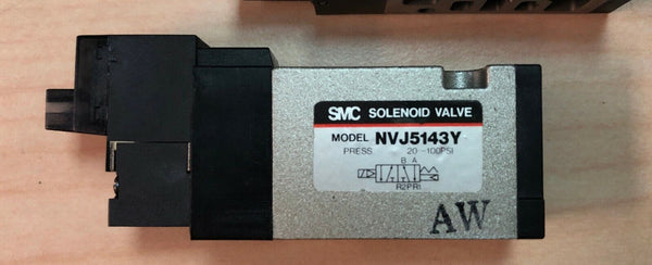 3 SMC Solenoid Valve Model  NVJ5143Y