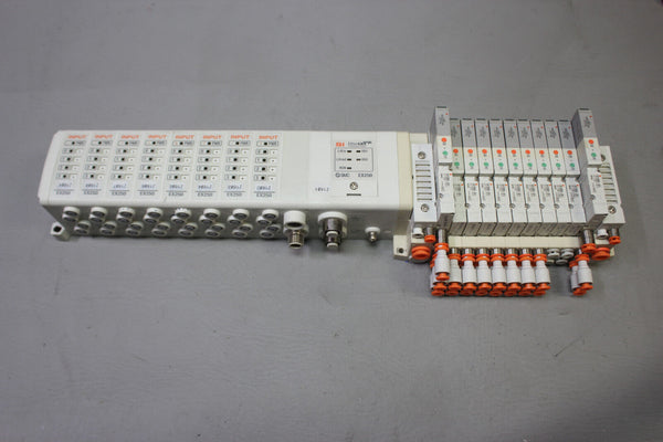 SMC SOLENOID VALVE MANIFOLD WITH ETHERNET MODULES