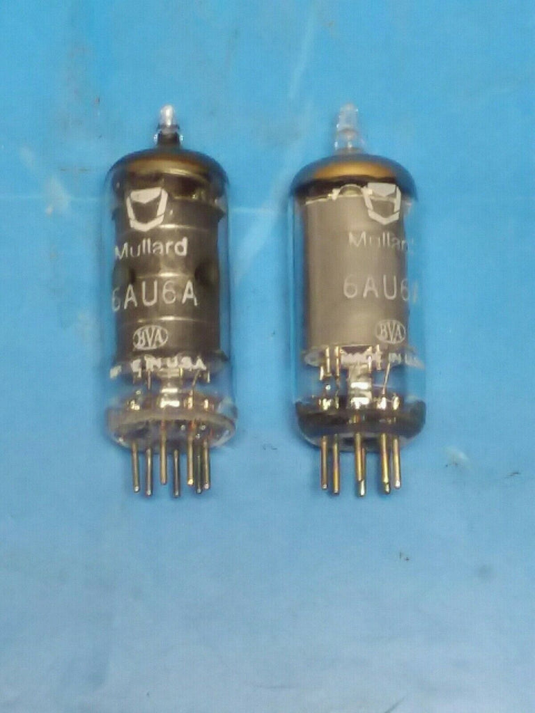 Mullard 6AU6A Vacuum Tubes Lot of 2 