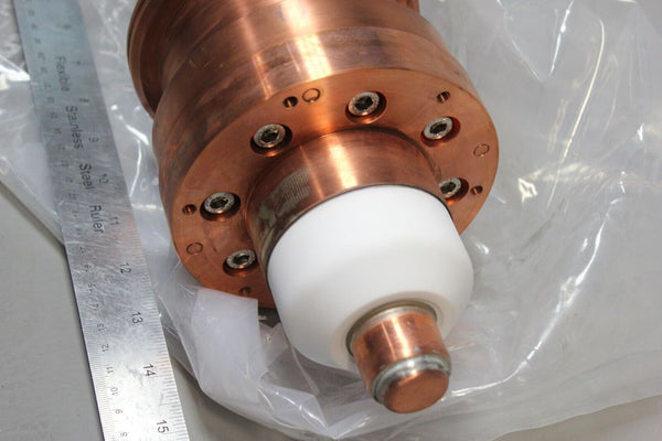 LARGE COPPER RF VACUUM HIGH VOLTAGE FEEDTHROUGH HV FEED THROUGH FEEDTHRU