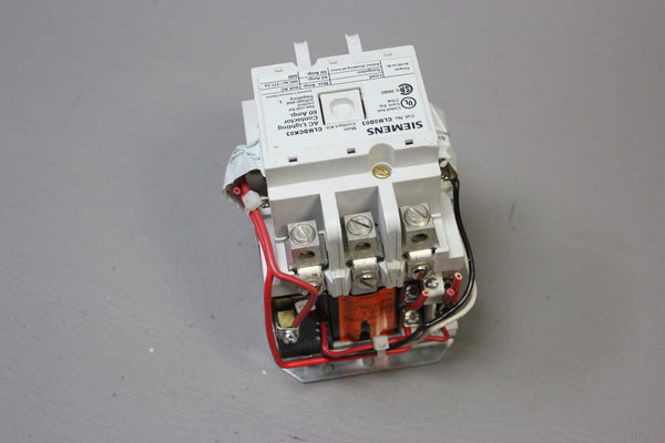 SIEMENS 60A AC LIGHTING CONTACTOR CLM0D03