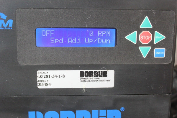 DORNER ELECTRIC TORQUE MACHINES CONVEYOR MOTOR DRIVE SYSTEM 1006459-01