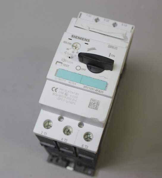 NEW SIEMENS 3RV1031-4FA10 SIRIUS MOTOR CONTROLLER CIRCUIT BREAKER