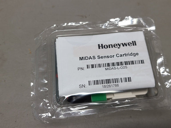 NEW HONEYWELL MIDAS GAS DETECTOR O2 OXYGEN SENSOR CARTRIDGE MIDAS-L-O2-S