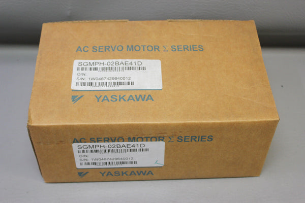 NEW YASKAWA AC SERVO MOTOR SGMPH-02BAE41D