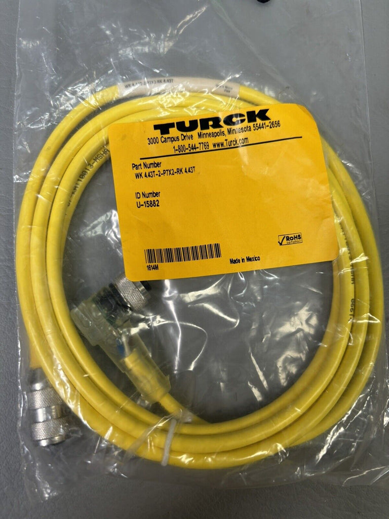 TURCK WK 4.43T-2-P7X2-RK 4.43T U-15882 SENSOR CORDSET