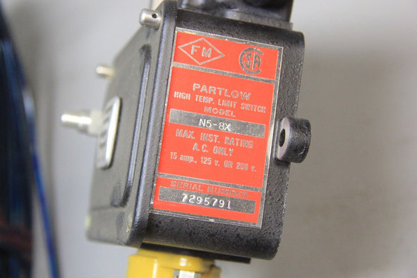 UNUSED PARTLOW HIGH TEMPERATURE LIMIT SWITCH  N5-8X 555 HB P110-60