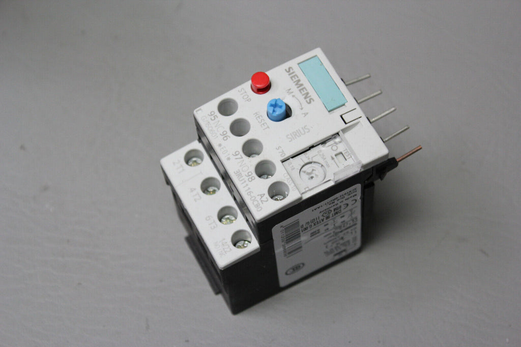 UNUSED SIEMENS OVERLOAD RELAY 3RU1116-0HB0