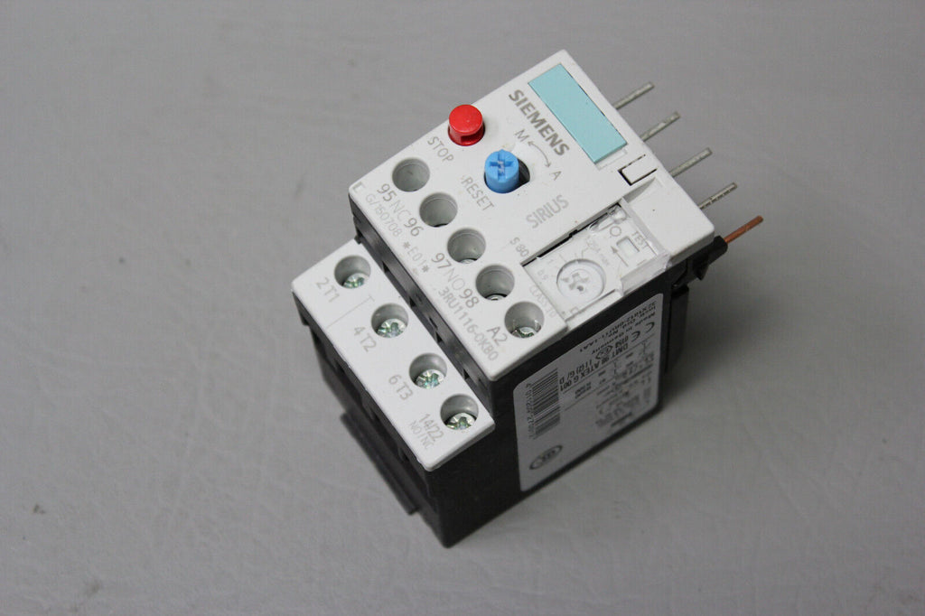 UNUSED SIEMENS OVERLOAD RELAY 3RU1116-0KB0