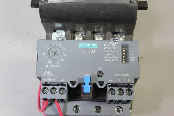 SIEMENS MOTOR STARTER WITH OVERLOAD RELAY 14CU+32A 3UB8113-4BB2