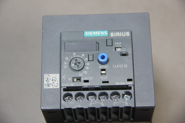 UNUSED Siemens Sirius 3RB3046-2XB0 Overload Relay 30-115 Amp