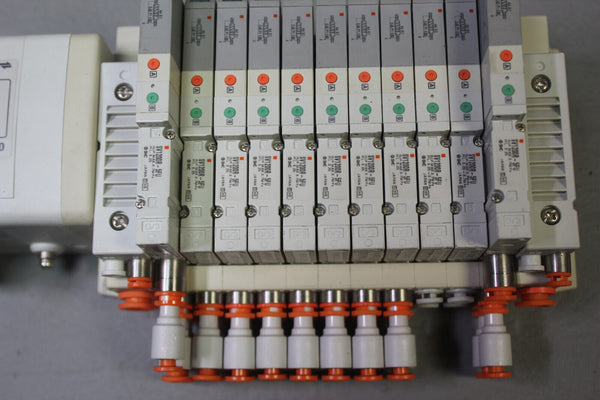 SMC SOLENOID VALVE MANIFOLD WITH ETHERNET MODULES