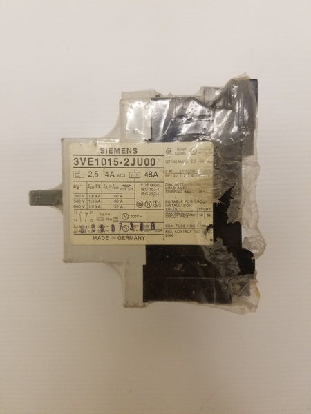 Siemens Motor Starter Protector 3VE1015-2JU00 