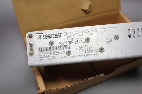 Power-One MAP130-1024 24/28 VDC Power Supply