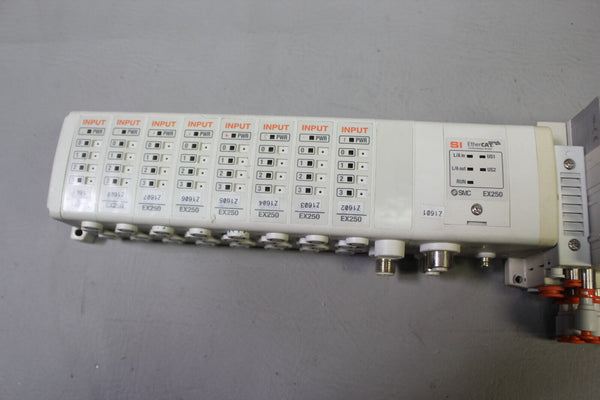 SMC SOLENOID VALVE MANIFOLD WITH ETHERNET MODULES