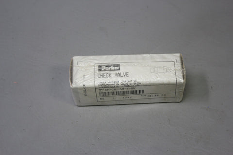 NEW PARKER CHECK VALVE 6M-C6L-10-T-SS