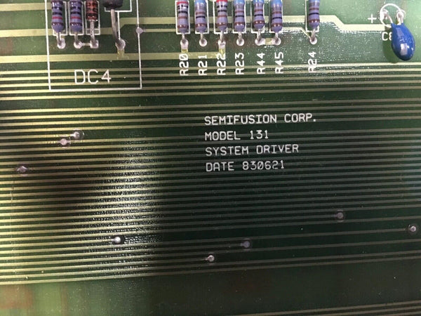 Semifusion corp System Driver # 131 board