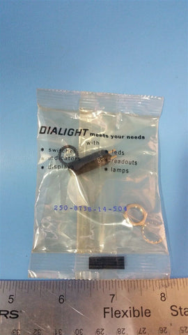 VINTAGE UNUSED DIALIGHT DIALCO INDICATOR LAMP SOCKET 250-8738-14-504