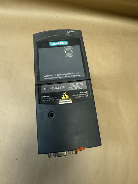 SIEMENS MICROMASTER PROFIBUS DRIVE+FILTER 6SE6440-2UD21-1AA1, 6SE6400-2FA00-6AD1