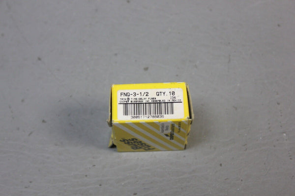 1 BOX OF 6 NEW BUSSMANN BUSS FNQ-3-1/2 FUSES