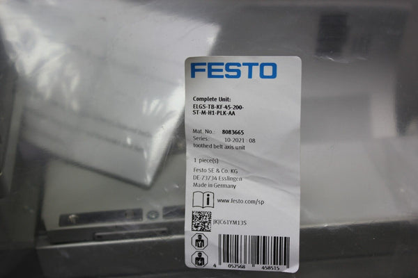 NEW FESTO MOTORIZED LINEAR ACTUATOR ELGS-TB-KF-45-200-ST-M-H1-PLK-AA 8083665