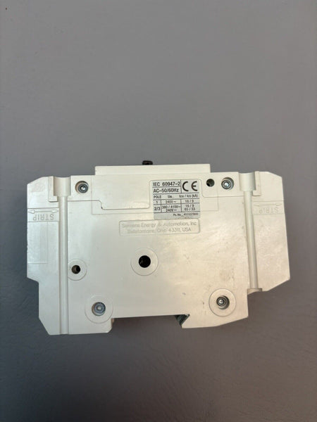 SIEMENS CQD CIRCUIT BREAKER  2 POLE  IEC60947-2 AC-50/60Hz