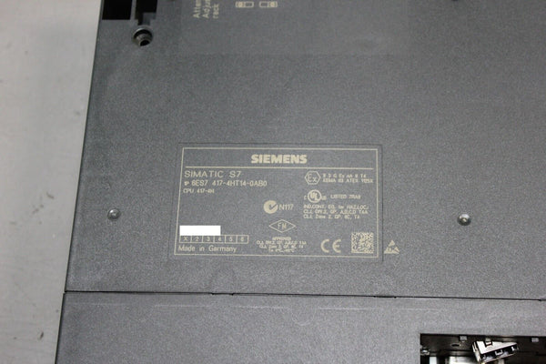 SIEMENS SIMATIC S7 PLC CPU 417-4H PROCESSOR 6ES7 417-4HT14-0AB0