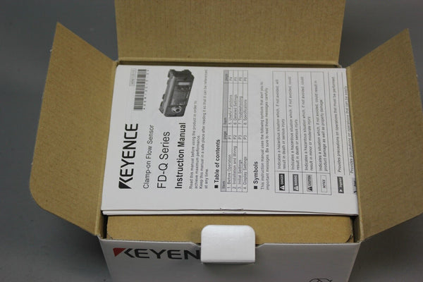 NEW KEYENCE CLAMP ON FLOW SENSOR FD-Q10C