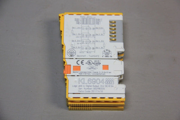 BECKHOFF LOGIC & DIGITAL OUTPUT MODULE KL6904 (0001)