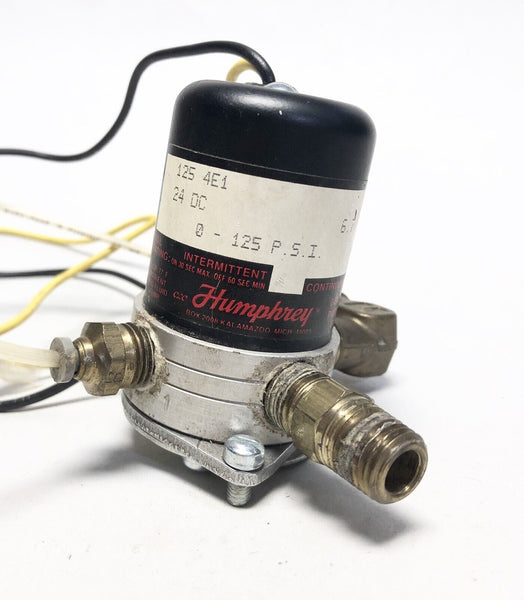 Humphrey 125 4E1 Pneumatic Solenoid Valve 0-125 PSI 