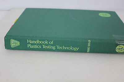 HANDBOOK OF PLASTICS TESTING TECHNOLOGY SHAH 1984  HARDCOVER (S8-2-54E)