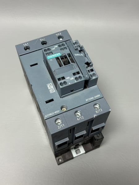 UNUSED SIEMENS SIRIUS 3RT2046-3AK60 3P 380V 95A CONTACTOR