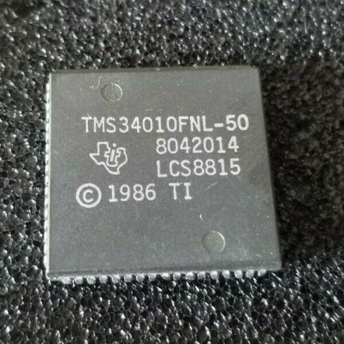 Vintage TI TMS34010FNL-50 Processor Chip