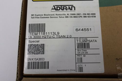 Adtran TA 300 H2TU-C TSAN 2.0 1181113L9